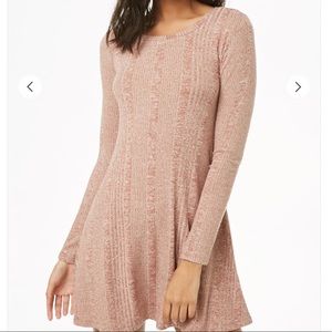 FOREVER 21 marked knit pink mini dress